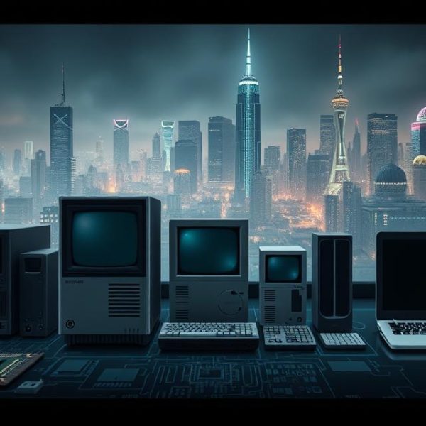 what are five generations of computer hardware