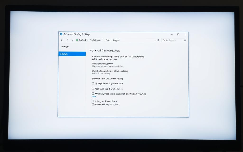 advanced sharing settings